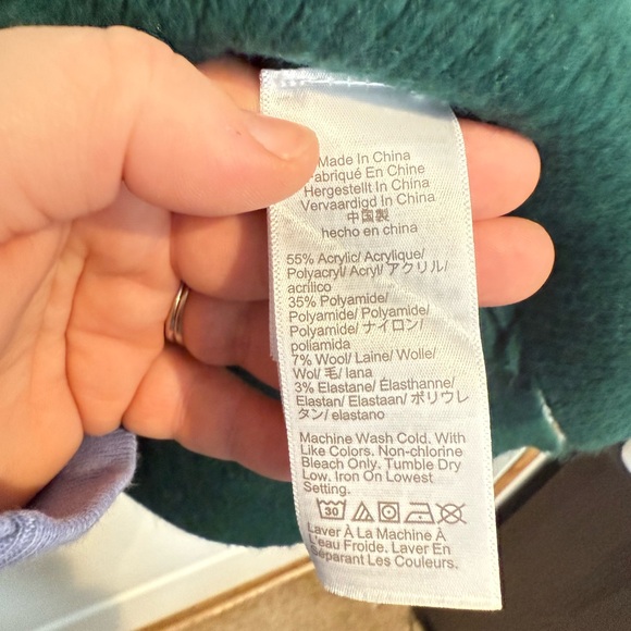 J. Crew green Crew Neck wool blend Sweater - Picture 5 of 5